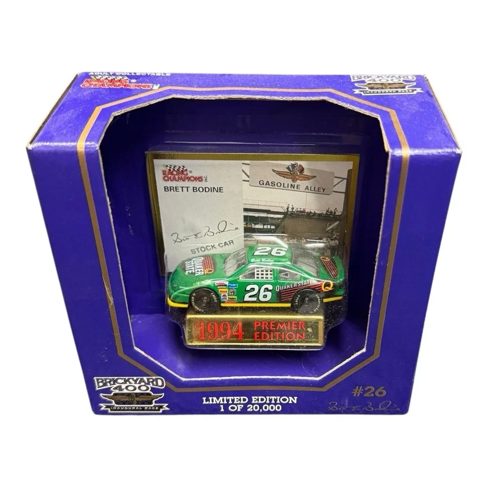 Brett Bodine Quaker State 1994 Racing Champions Premier Edition Brickyard 400
